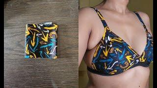 Just a Piece of Fabric and Make a Bra For Yourself Easily  Zero Waste Sewing