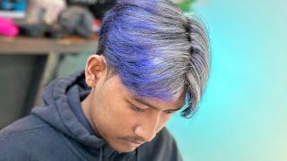 Highlight 2 warna silver & darkblue