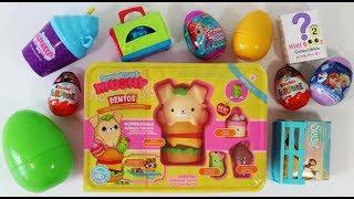 Toy surprise eggs squishies bento box Spirit Fingerlings Disney Puppy Dog Pals