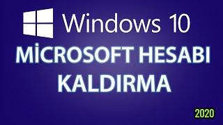 WİNDOWS 10 MİCROSOFT HESABI KALDIRMA 2024 GÜNCEL