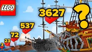 LEGO Pirate Ships in Different Scales  Comparison