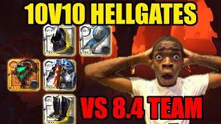 CRAZY FIGHT vs 8.4 Team in 10v10 Hellgates