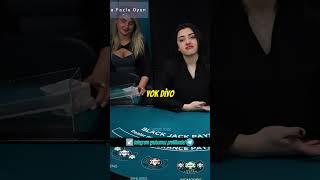  KURPİYERE KIZ AYARLADIM   #blackjack #momoreis #shorts