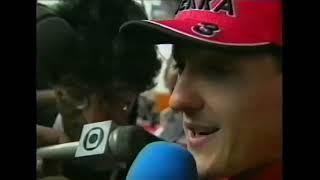 1998 F1 Japanese GP - Michael Schumacher post retirement interview & what caused his tyre explosion