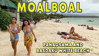 Exploring MOALBOAL CEBU  Panagsama Beach and Basdaku White Beach  CEBU Popular Dive Spot