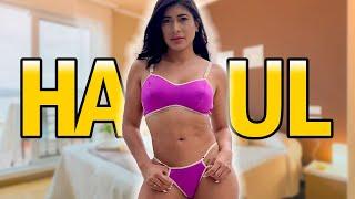 4K Purple set and  TRANSPARENT LINGERIE  Try On Haul