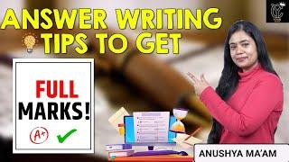 Answer writing tips to get full marks  YOUR CLASS  Anushya Mam #shorts #ytshorts #studentslife