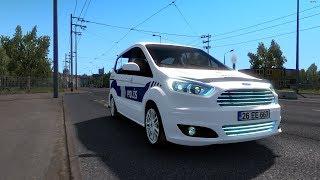 Euro Truck Simulator 2 ETS 2 Ford Tourneo Courier  TrackIR 4 Pro 1080P