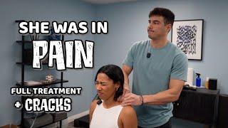 CRACKING a Pilates Instructor with BACK PAIN  Full Treatment with Dr. Tyler