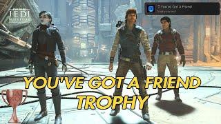 Youve got a Friend - STAR WARS Jedi Survivor Trophy missable