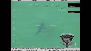 Mass. State Police spot great white shark from helicopter