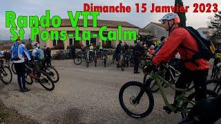 Rando VTT que du bonheur a St Pons-la-Calm