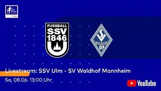 LIVE SSV Ulm - SV Waldhof Mannheim  EnBW-Oberliga B-Junioren