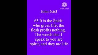 Bible Verse - John663 NKJV #Jesus #Love #Bibleverse#Faith