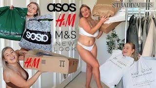 HUGE MIDSIZE PRE SPRING HAUL + TRY ON 2024  SIZE 14 H&M ASOS M&S NEWLOOK