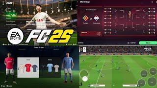 FIFA 16 MOBILE MOD EA SPORTS FC 25 ANDROID OFFLINE ALL TOURNAMENT NEW FACES KITS 2025 FULL TRANSFERS