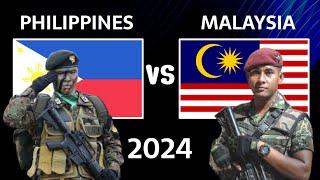 Philippines vs Malaysia Military Power Comparison 2024  Malaysia vs Philippines Military Power 2024