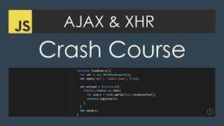 AJAX Crash Course Vanilla JavaScript