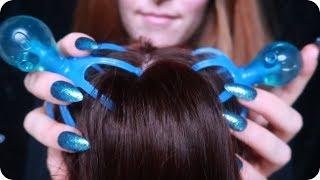 ASMR  Brain-Melting Hair & Scalp Massage Brush and Scratch for Stress Relief No Talking