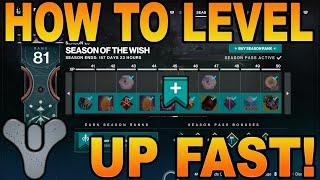 Destiny 2 How To Level Up Season Pass Fast  Destiny 2