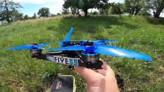 Five33 switchback and Five33 Heads up motors 2207 1960kv. MAIDEN FLIGHT