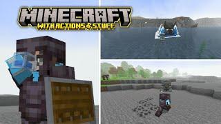  Best Realistic Animation Addon ACTION & STUFF For Minecraft Pocket Edition 1.21