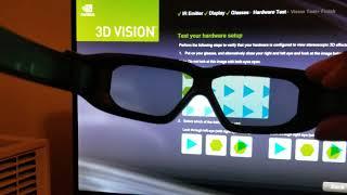 3d vision setup