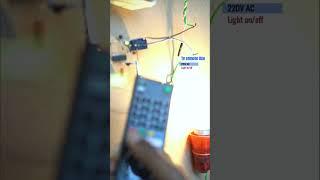 Remote control a fan and light TV #remoteswitch #remotecontrol
