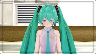 MMD Talkloid Miku has a glitch