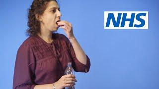 Problems swallowing pills Lean forward technique  NHS