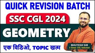 Complete Geometry for SSC CGL CHSL CPO MTS  Quick Revision Batch 