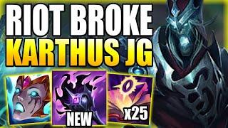 RIOT COMPLETELY BROKE KARTHUS JUNGLE WITH THIS NEW PATCH - Gameplay Guide League of Legends