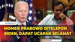 Momen Prabowo Subianto Ditelepon Presiden Amerika Serikat Joe Biden Dapat Ucapan Selamat