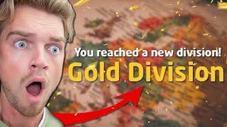 EINDELIJK GOLD DIVISION behaald op GEOGUESSR