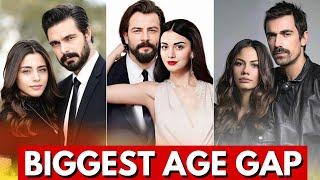 Turkish Celebrity Couples With Biggest Age Gap 2024  Most Handsome Turkish Actors 2024