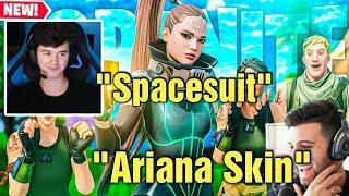 STREAMERS REACT TO *NEW* SPACEFARER ARIANA GRANDE SET IN THE FORTNITE ITEM SHOP