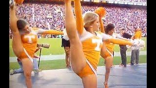 Hot College Cheerleaders-Cameraman waits for money shot & wins the lottery