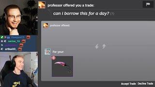 ohnepixel cant stop laughing at sparkles trade offers