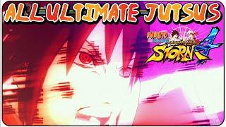 Naruto Shippuden Ultimate Ninja Storm 4 All Ultimate Jutsus