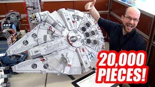 Custom LEGO Millennium Falcon with Amazing Full Interior 20000+ Pieces