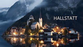 HALLSTATT AUSTRIA  - The Most Beautiful Fairytale Evening Walk 8K  captions 