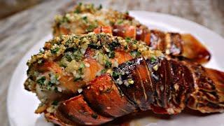 Garlic Butter Lobster Tail Super Easy Baked Lobster Tail Recipe Lobster Tail Recipe