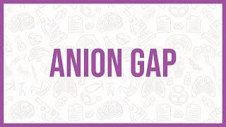 ANION GAP - METABOLICKÁ ACIDÓZA