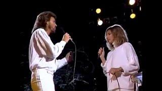Barbra Streisand & Barry Gibb - Guilty - Live 1986 HQ - With lyrics in Description