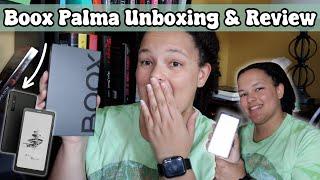 unboxing a phone sized ereader \\ boox palma unboxing and review