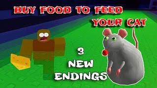 3 NEW Endings - Buy Food To Feed Your Cat  ROBLOX