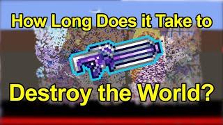 How Long Does it Take to Destroy a Terraria World?