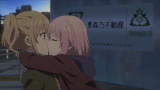 Anime girl kiss girl #6  Lesbian kiss
