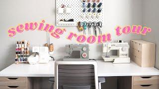 MY SEWING ROOM Tour Supplies & Organization