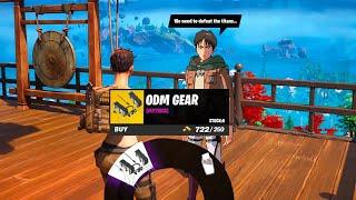 Fortnite EREN JAEGER BOSS Location Chapter 4 Mythic ODM GEAR